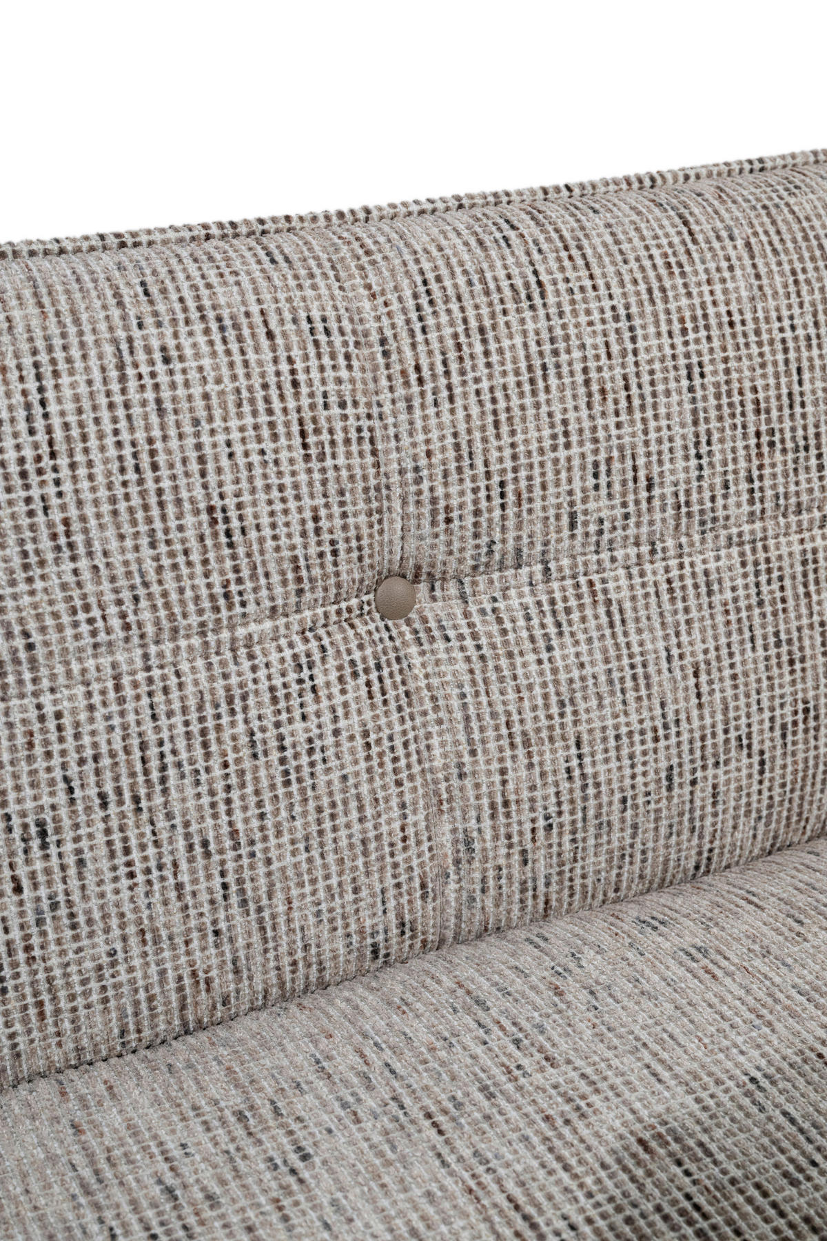 SITZBANK 159/86/65 cm Chenille Taupe, Eichefarben Eiche massiv Holz  - Taupe/Eichefarben, KONVENTIONELL, Holz/Textil (159/86/65cm) - Valdera
