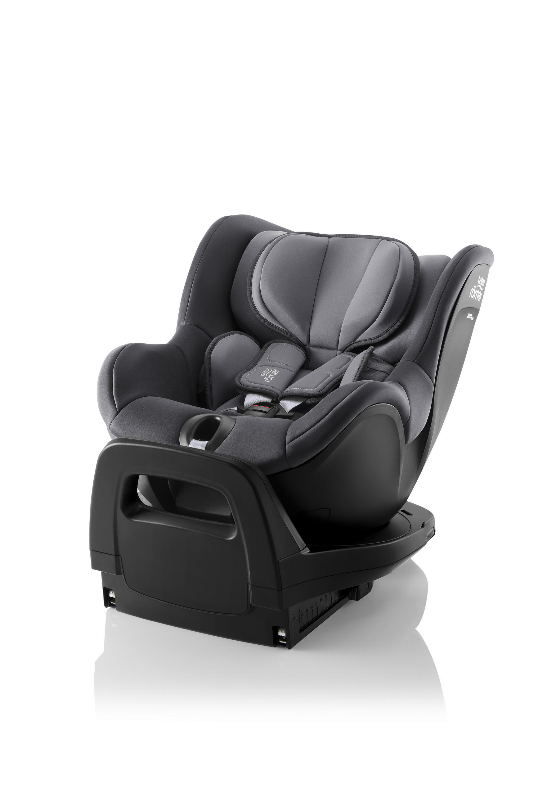 REBOARDER-KINDERSITZ Dualfix Pro  - Dunkelgrau/Grau, Basics, Textil (44/48/74cm) - Britax Römer