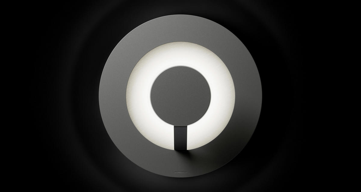 LED-WANDLEUCHTE FLAT 29/11,8 cm   - Silberfarben/Grau, Design, Metall (29/11,8cm) - Grossmann