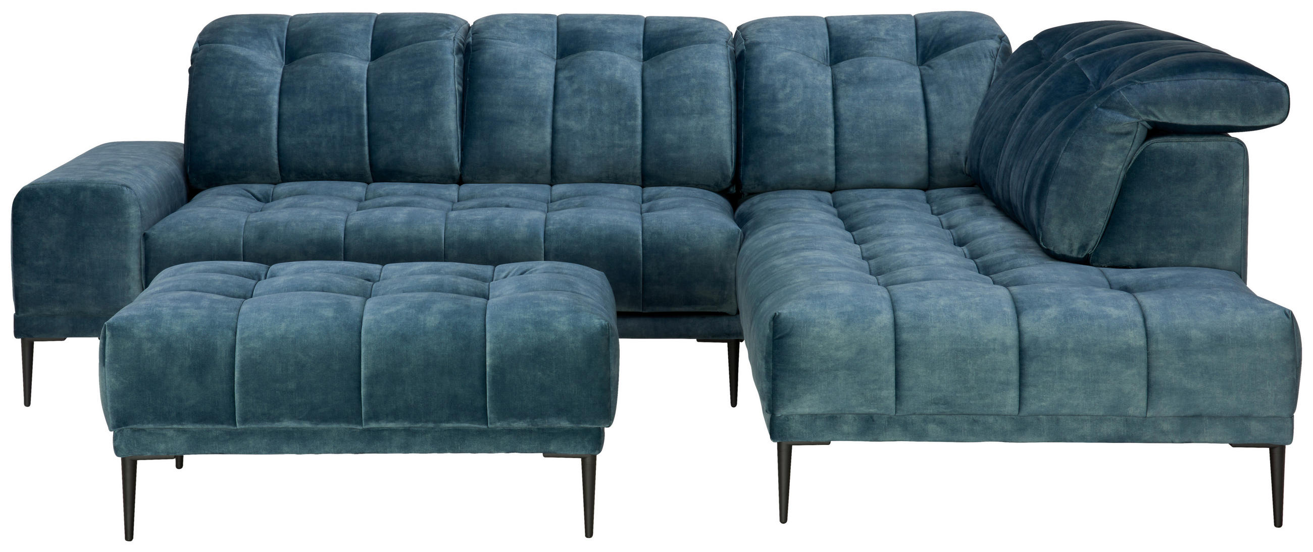 TABURE   - crna, Dizajnerski, tekstil/metal (99/46/75cm) - Stylife