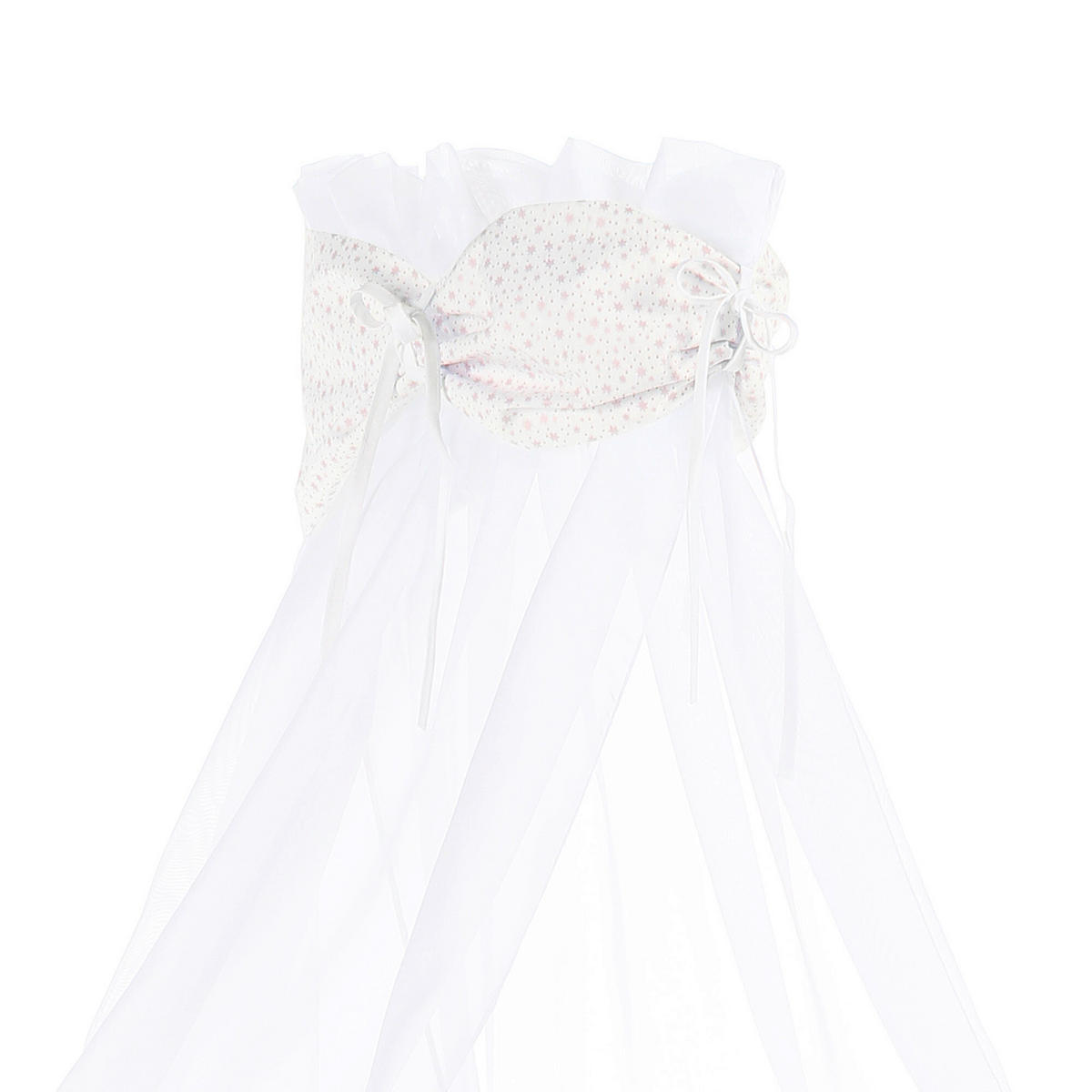 HIMMEL  - Rosa/Weiß, Basics, Textil (135/200/0,1cm) - Babybay