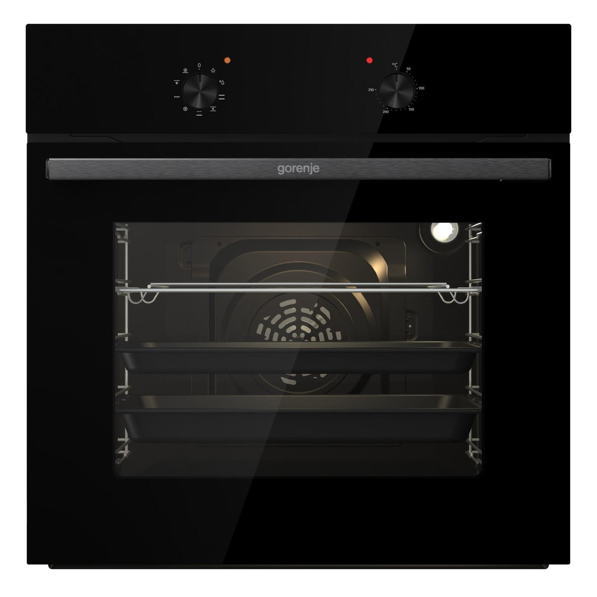 EINBAUBACKOFEN BO6717E03ABG  - Schwarz, Trend, Metall (59,5/59,5/53cm) - Gorenje