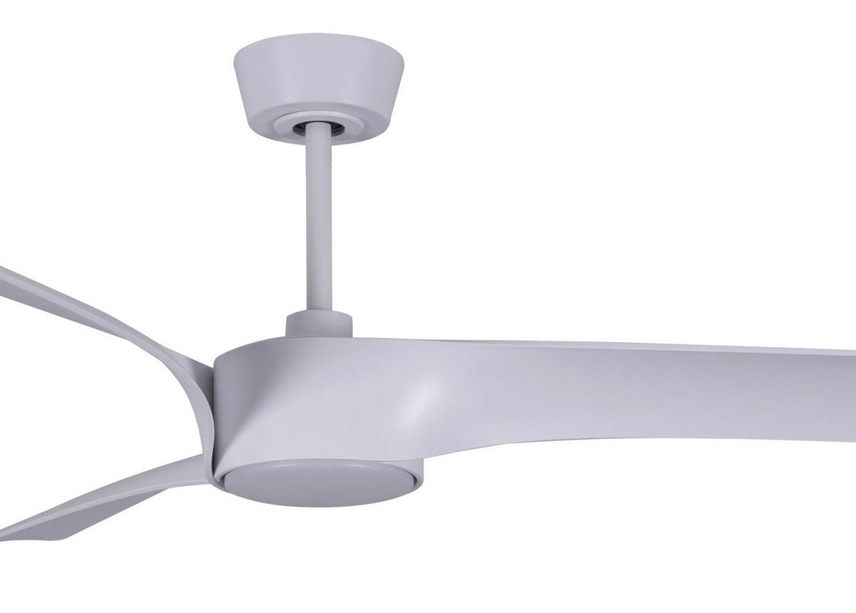 DECKENVENTILATOR - Weiß, Basics, Kunststoff (132/35,5/132cm)