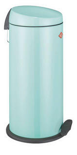 ABFALLSAMMLER CAPBOY MAXI 22 L  - Edelstahlfarben/Mintgrün, KONVENTIONELL, Kunststoff/Metall (27/60cm) - Wesco