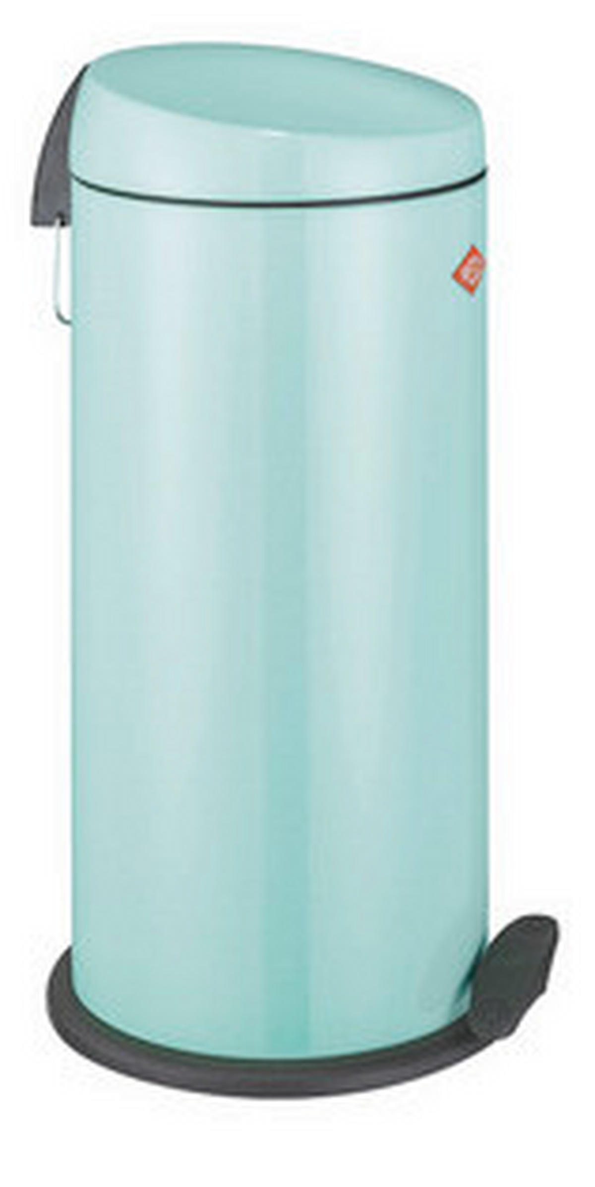 ABFALLSAMMLER CAPBOY MAXI 22 L  - Edelstahlfarben/Mintgrün, KONVENTIONELL, Kunststoff/Metall (27/60cm) - Wesco