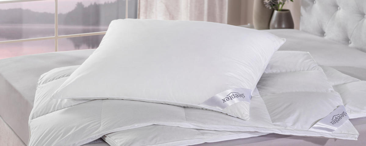 PERNĂ CU 3 CAMERE 70/90 cm   - alb, Basics, textil (70/90cm) - Sleeptex