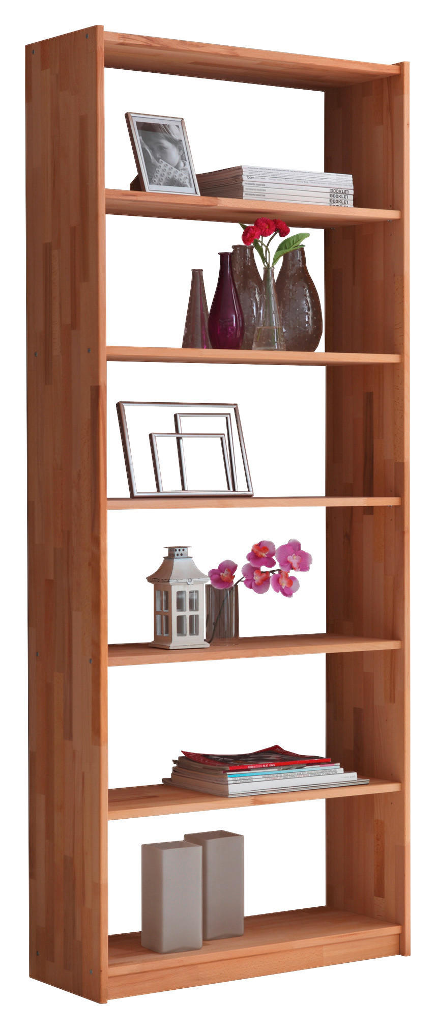 REGAL  80/214/31 cm Buchefarben  - Buchefarben, Basics, Holz (80/214/31cm) - MID.YOU