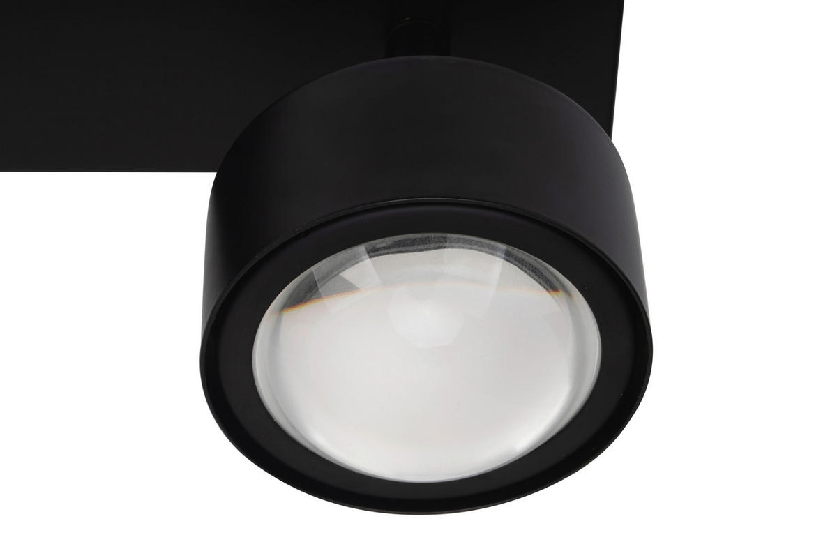 LED-STRAHLER Puk 56/8/10,8 cm   - Schwarz, Design, Metall (56/8/10,8cm) - Novel