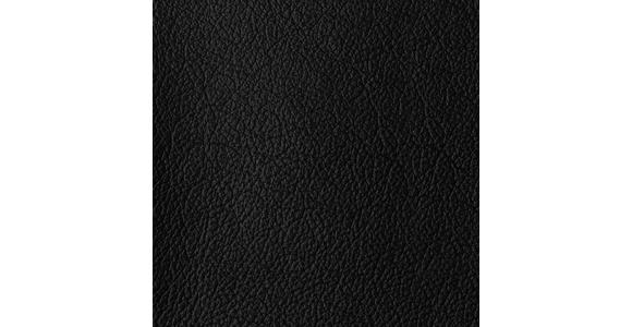 POLSTERBETT 160/200 cm,  in Schwarz, gepolstertes Kopfteil, Lattenrost, Bettkasten,  - Schwarzchrom/Schwarz, KONVENTIONELL, Leder/Holz (160/200cm) - Esposa