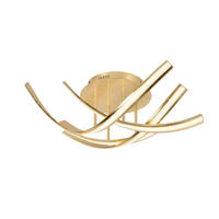 Plafonieră Cu Led    73/73/20 cm  - auriu, Design, metal (73/73/20cm)