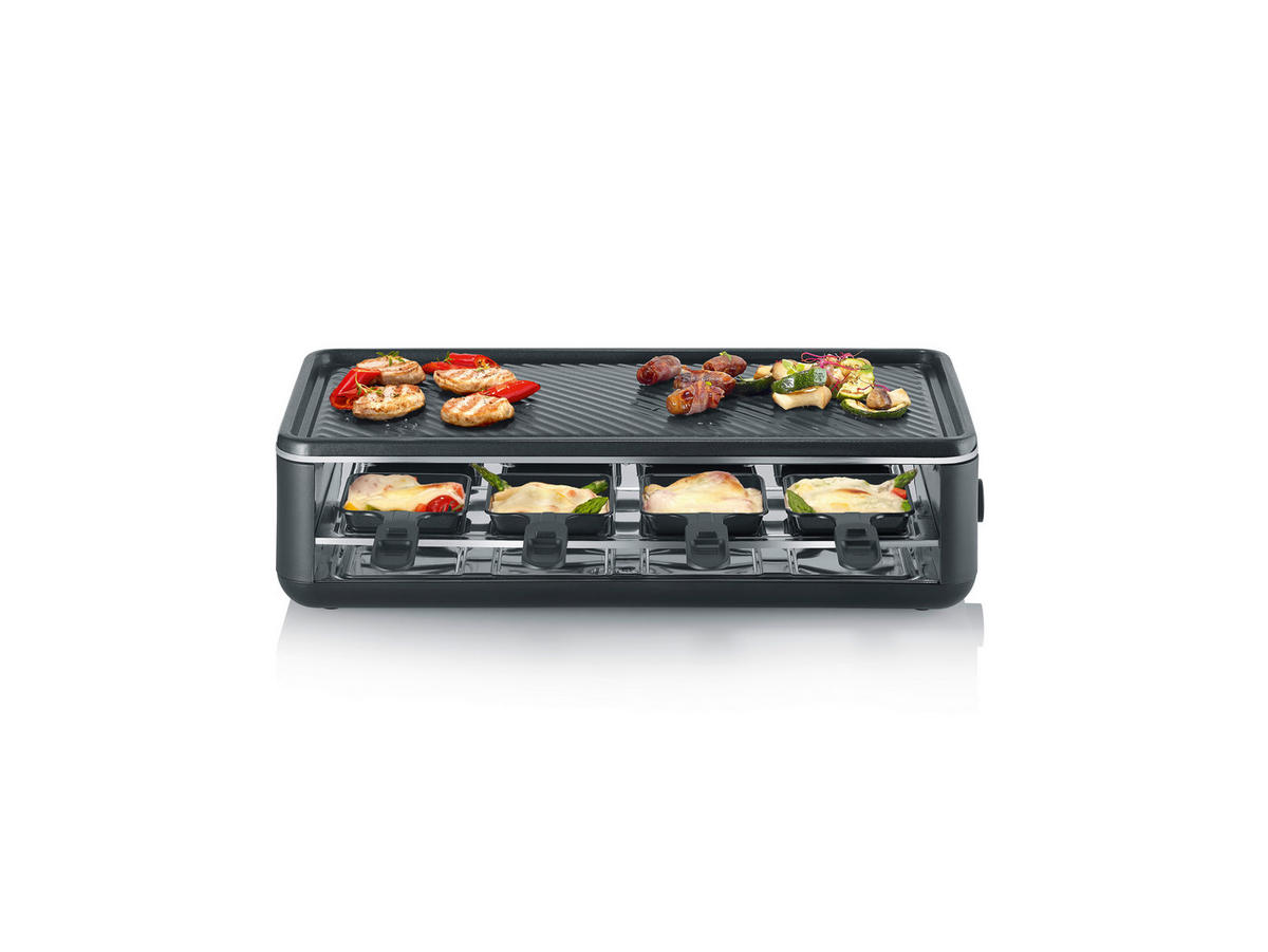 RACLETTE-GRILL  - Schwarz, Basics, Kunststoff (25,0/14/49cm) - Severin