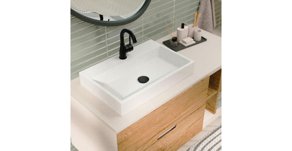 ABLAUFVENTIL 7,0/6,5/7,0 cm  - Schwarz, Basics, Metall (7,0/6,5/7,0cm) - Xora