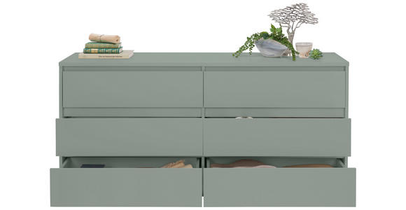 SIDEBOARD  160,1/78,9/48 cm 6 Schublade(n)  - Anthrazit/Graugrün, Design, Holzwerkstoff/Kunststoff (160,1/78,9/48cm) - Carryhome