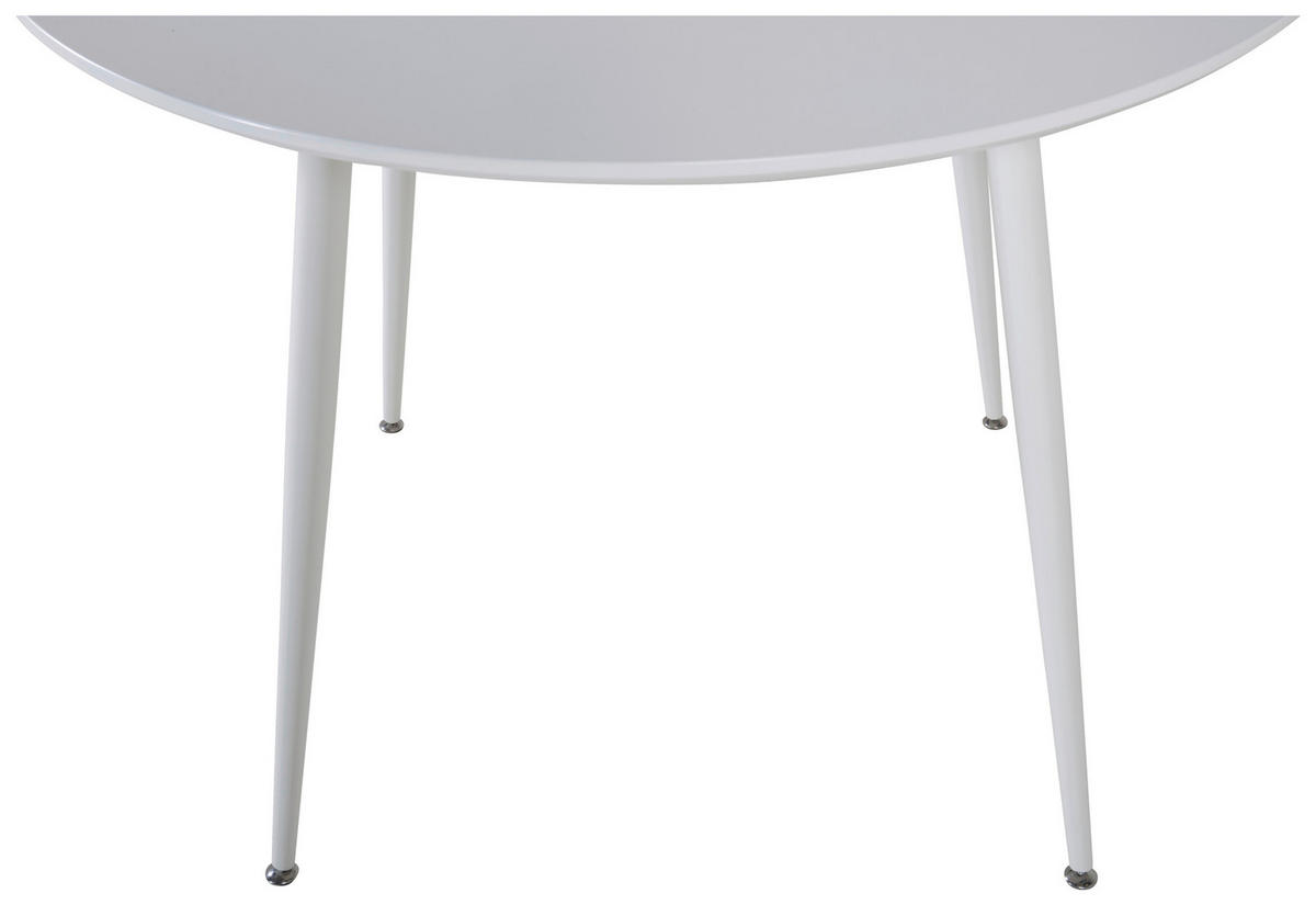MATBORD i metall, trämaterial 100/100/75 cm   - vit, Design, metall/trämaterial (100/100/75cm) - Livetastic
