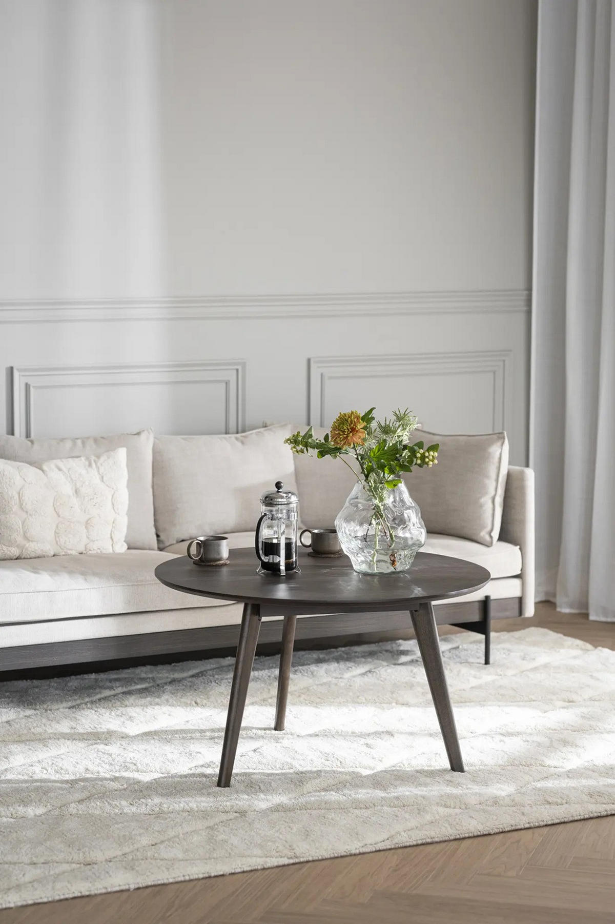 SOFFBORD i trä 90/53 cm  - brun, Klassisk, trä (90/53cm) - Rowico