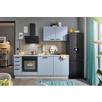 KÜCHENLEERBLOCK XO 15 210 cm  in Kaschmir, Pastellblau  - Kaschmir/Pastellblau, Design, Holzwerkstoff/Metall (210cm) - Xora