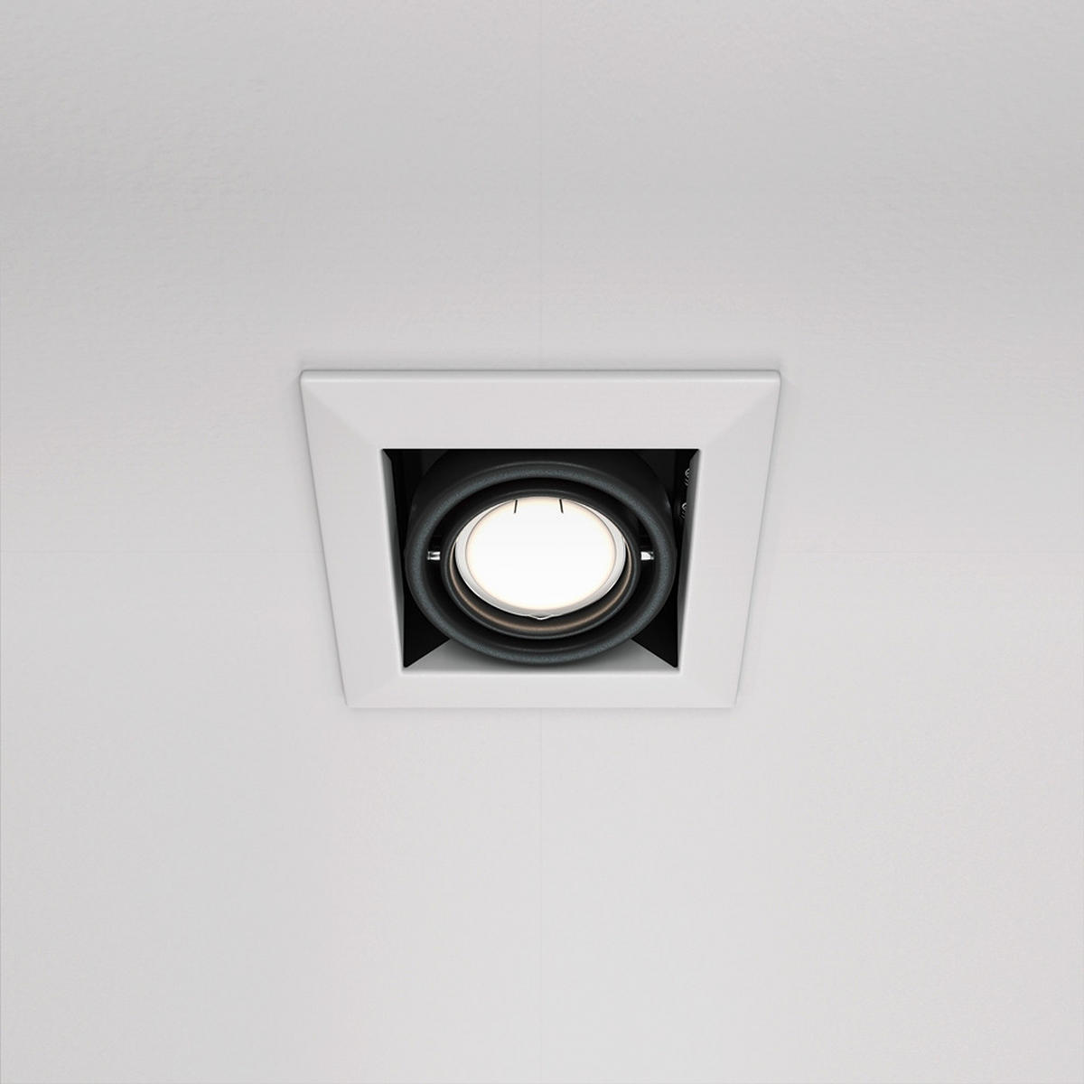 DECKENLEUCHTE    12,6/12,6/7,2 cm  - Weiss, Modern, Metall (12,6/12,6/7,2cm) - MAYTONI