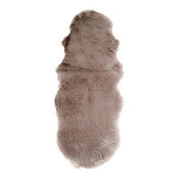 FELLTEPPICH 60/180 cm  - Beigebraun, Trend, Textil (60/180cm)