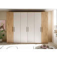 DREHTÜRENSCHRANK 300/228/60 cm,  in Eichefarben, Kaschmir, 6-türig  - Kaschmir/Eichefarben, Design, Holzwerkstoff/Metall (300/228/60cm) - Xora