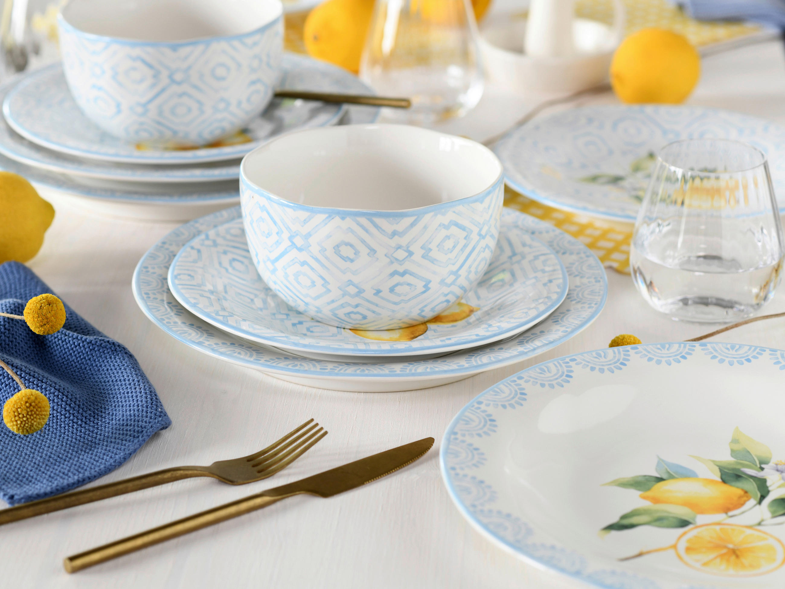 TAFELSERVICE Multicolor 12-teilig  - Multicolor, Basics, Keramik - Creatable