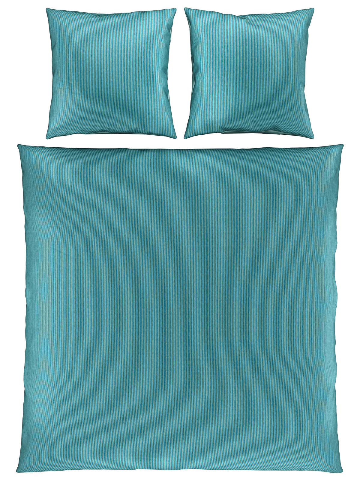 OBOJSTRANNÁ POSTEĽNÁ BIELIZEŇ, satén, petrolejová, 200/200 cm - petrolejová, Basics, textil (200/200cm) - Bio:Vio