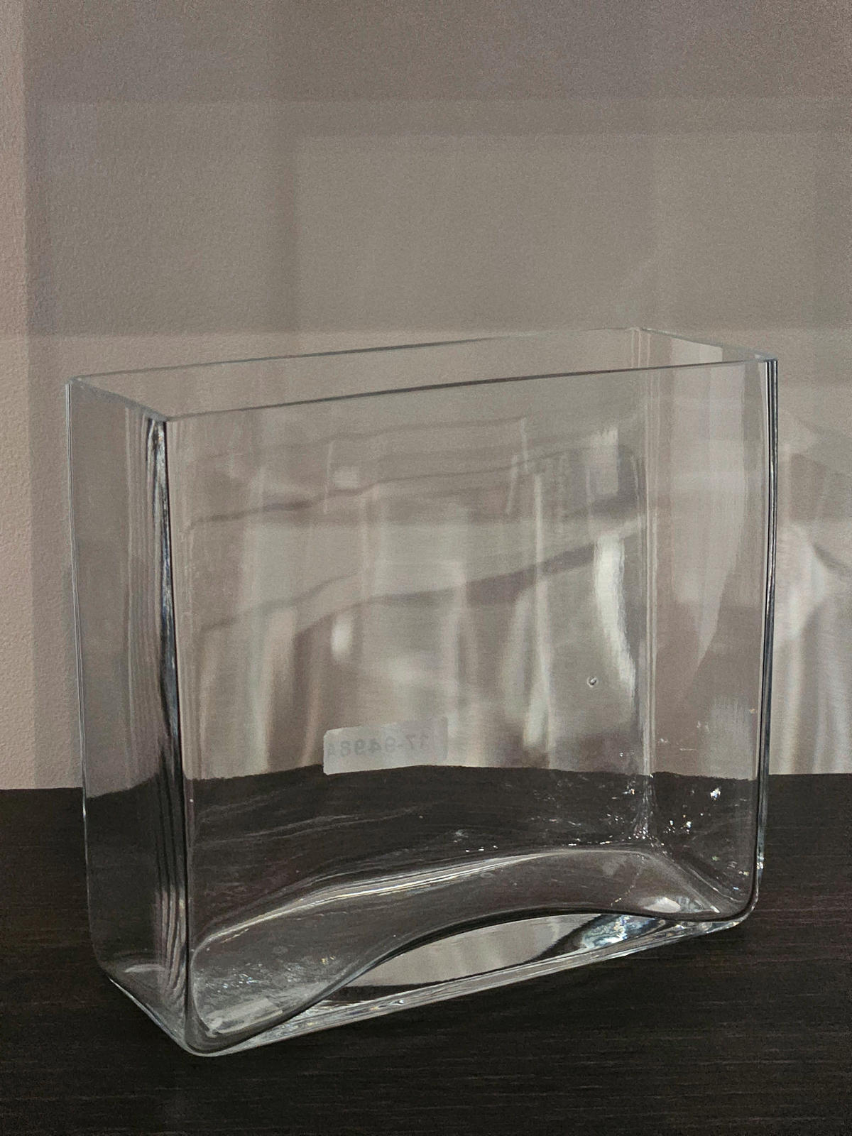 VÁZA 18 cm  - áttetsző, Basics, üveg (20/8/18cm) - Ambia Home