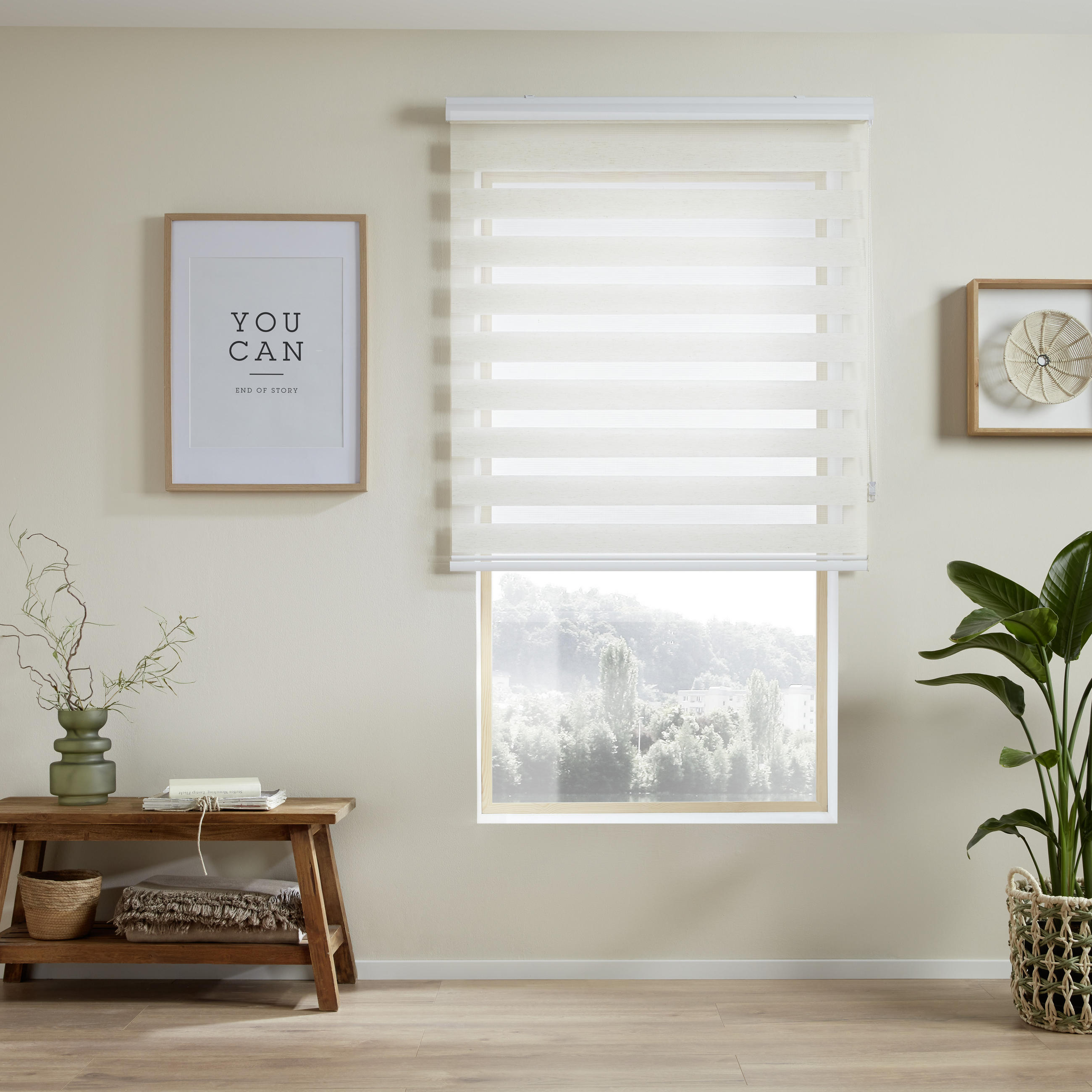 DUOROLLO LEINEN 110/175 cm  - Naturfarben, KONVENTIONELL, Textil (110/175cm)