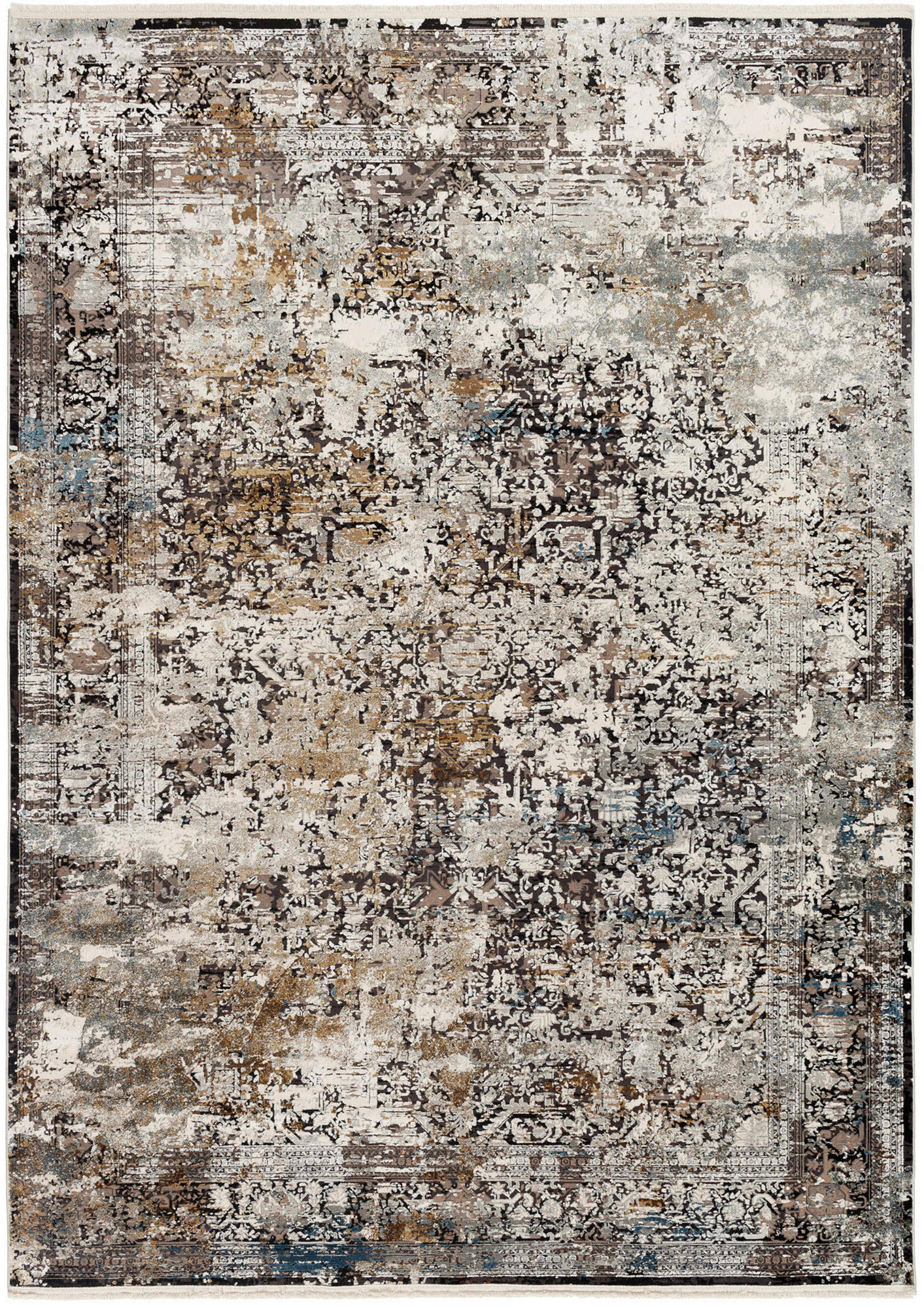 WEBTEPPICH 67/130 cm Le Mans Grau, Multicolor  - Multicolor/Grau, Design, Textil (67/130cm) - Dieter Knoll