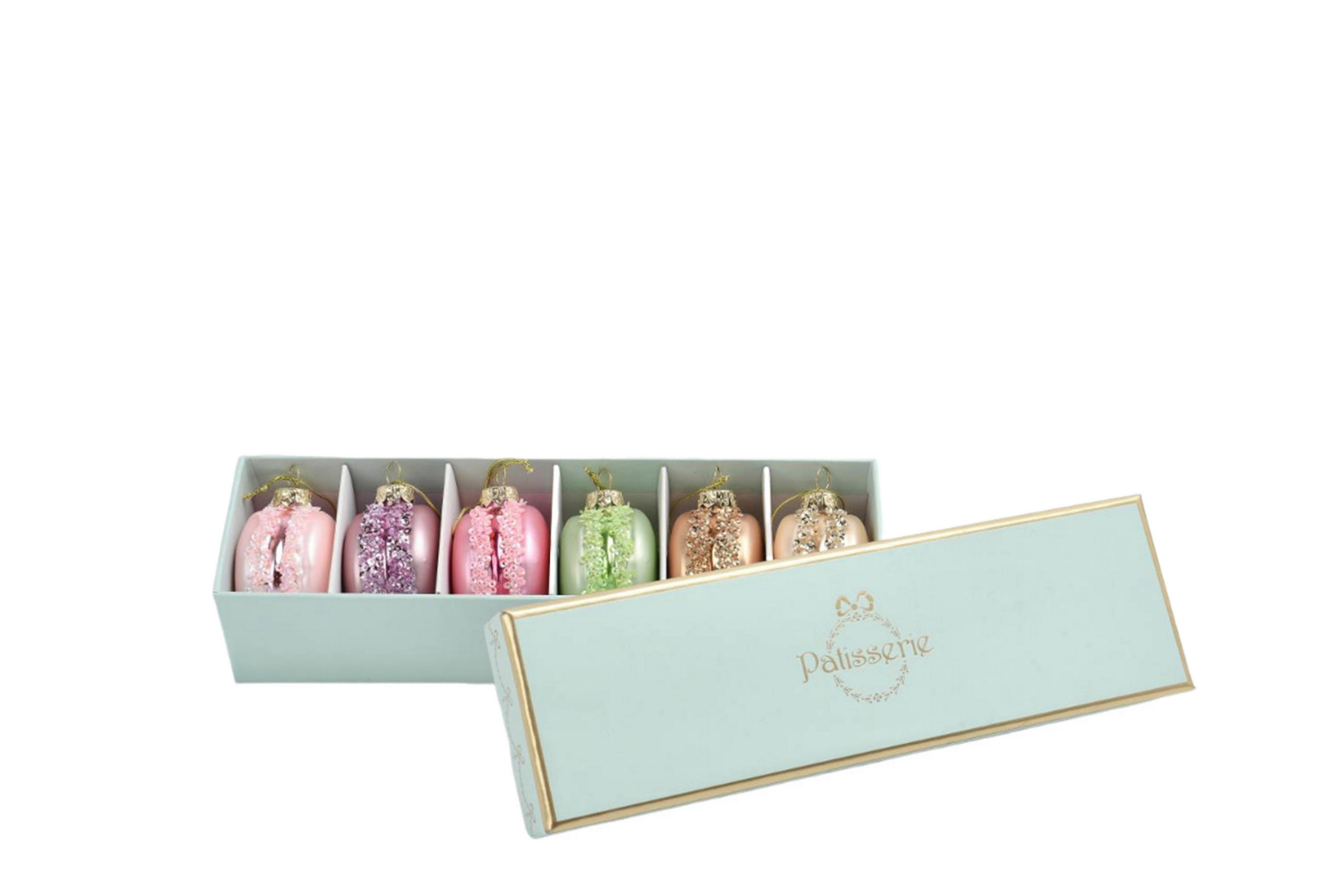 JULFIGUR - pink/grön, Trend, papper/glas (27,2/8,2/6,5cm) - X-Mas