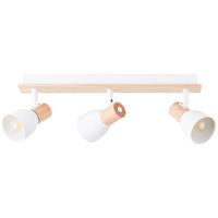 STRAHLER 47,5/16,5/7 cm   - Naturfarben/Weiß, Basics, Holz/Metall (47,5/16,5/7cm) - Brilliant