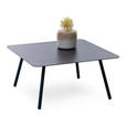 BEISTELLTISCH 75/75/35 cm Anthrazit rechteckig  - Anthrazit, Design, Metall (75/75/35cm) - Xora