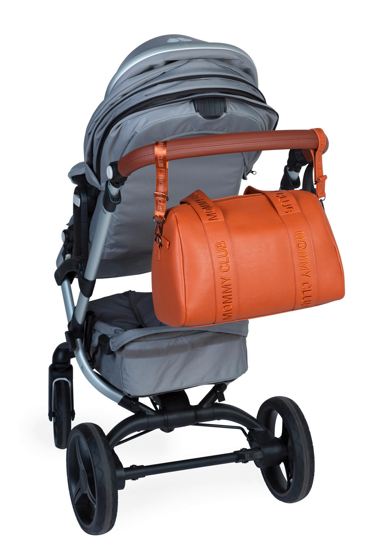 WICKELTASCHE Mommy Club Vegan Leder Braun  - Schwarz/Braun, KONVENTIONELL, Kunststoff (38/21/27cm) - Childhome