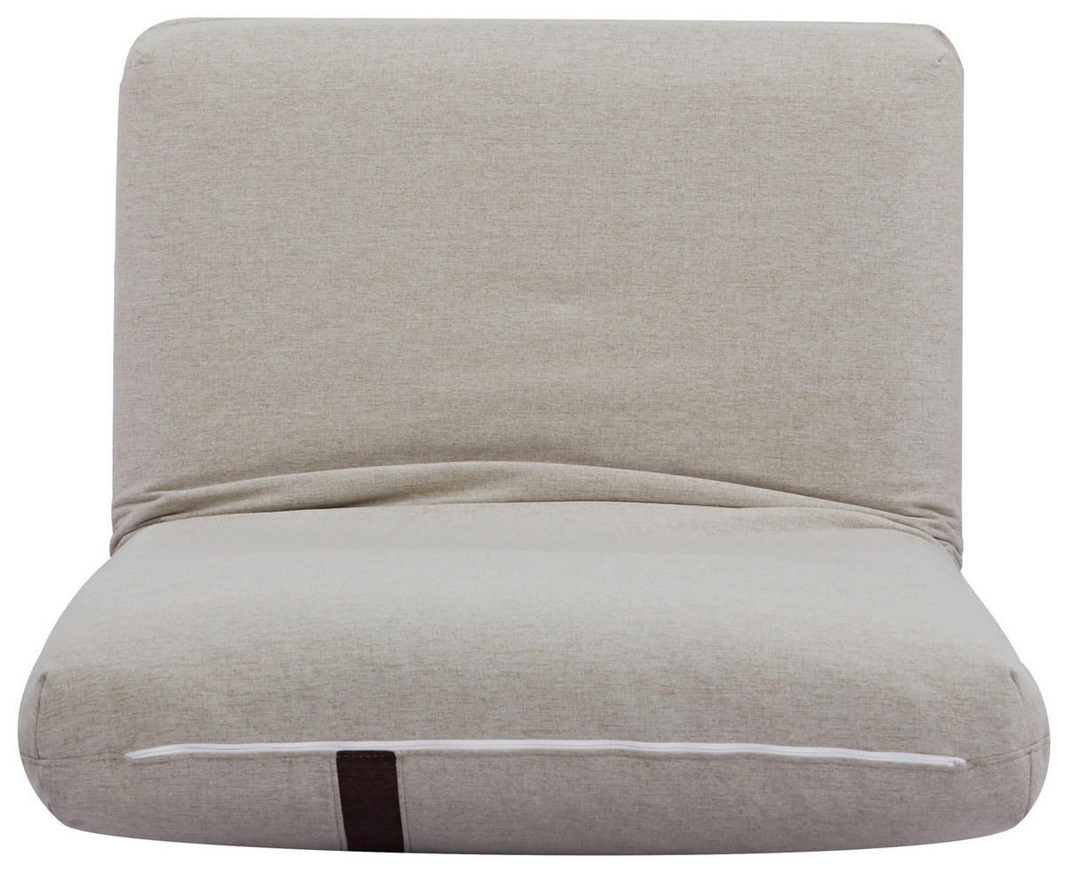 SCHLAFSESSEL  in Webstoff Dunkelbraun, Beige  - Dunkelbraun/Beige, Design, Textil (78/58/82cm) - Livetastic