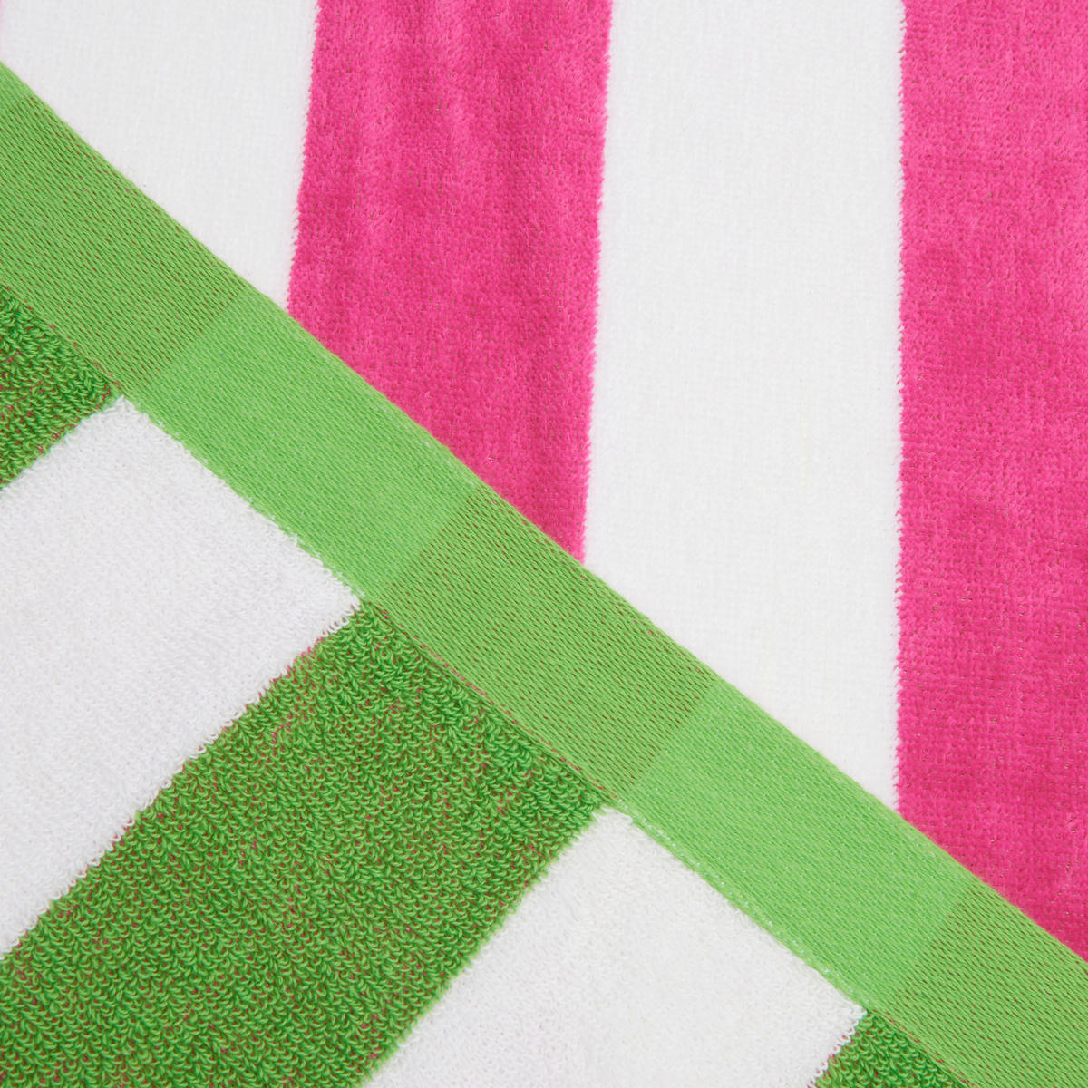 PLÁŽOVÁ OSUŠKA, 90/180 cm, viacfarebná, pink, svetlozelená - viacfarebná/pink, Basics, textil (90/180cm) - Esposa