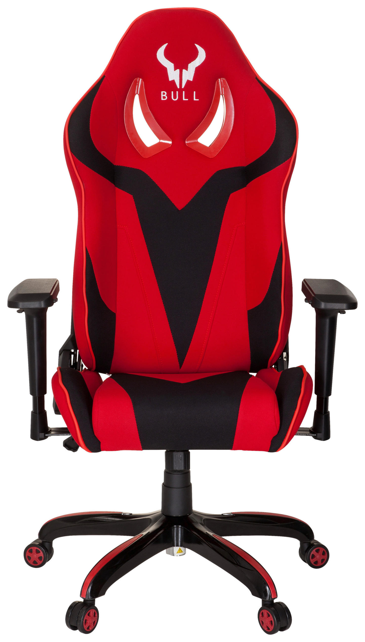 GAMING STOL tekstil rdeča, črna  - rdeča/črna, Moderno, umetna masa/tekstil (74/133/67cm) - MID.YOU