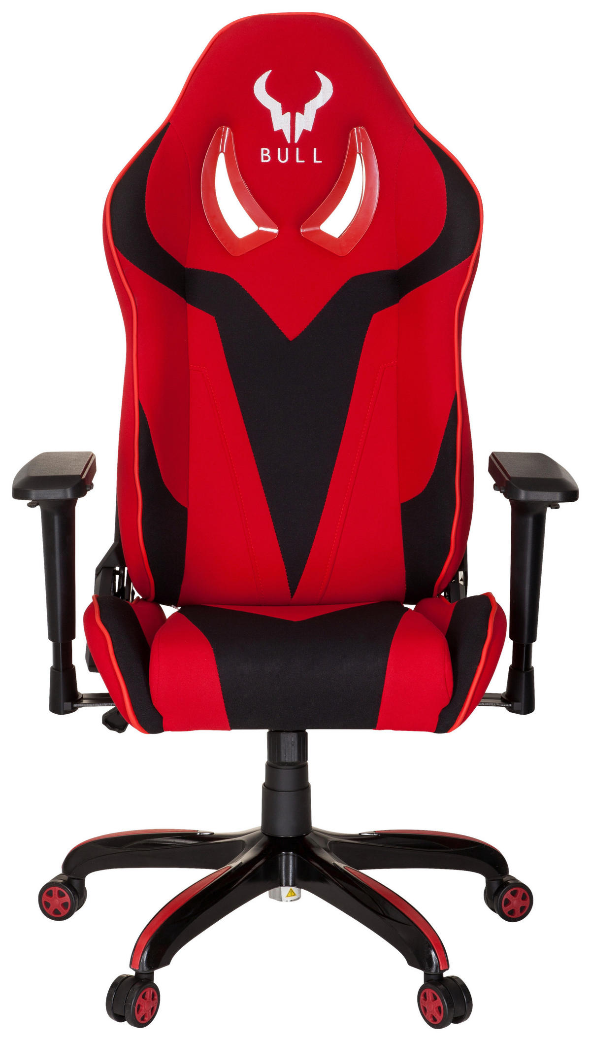 GAMING STOL tekstil rdeča, črna  - rdeča/črna, Moderno, umetna masa/tekstil (74/133/67cm) - MID.YOU