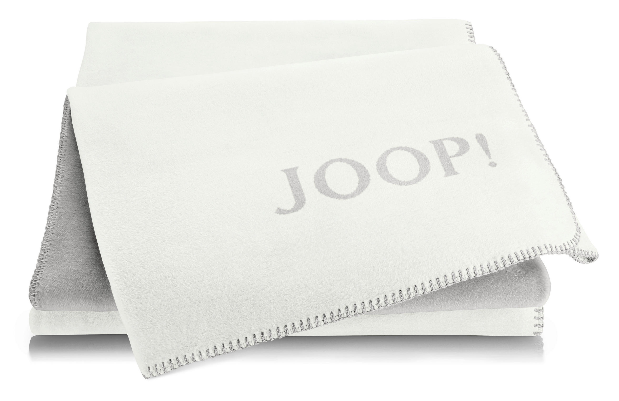 Joop! Wohndecke Uni-Doubleface Taupe, Natur 150x200 cm