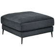 HOCKER Feincord Anthrazit  - Anthrazit/Schwarz, Design, Textil/Metall (90/43/90cm) - Dieter Knoll