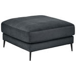 HOCKER in Textil Anthrazit  - Anthrazit/Schwarz, Design, Textil/Metall (90/43/90cm) - Dieter Knoll