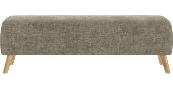 BETTBANK 145/45/48 cm - Hellbraun/Eichefarben, Design, Holz/Textil (145/45/48cm) - Esposa
