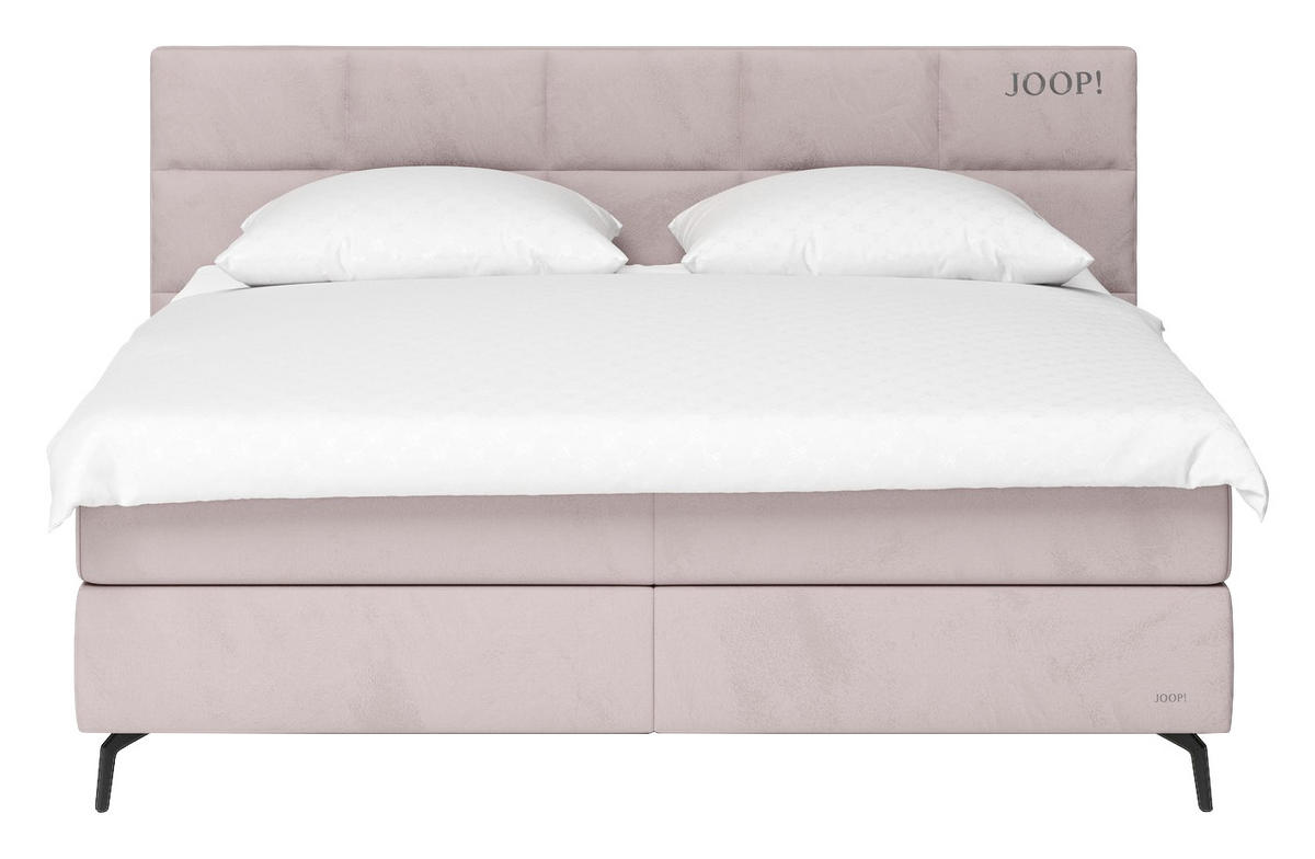 BOXSPRINGBETT 160/200 cm  in Rosa  - Schwarz/Rosa, Design, Textil/Metall (160/200cm) - Joop!