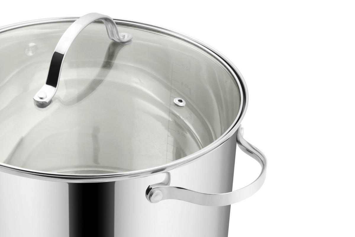 BUFFÉTGRYTA - Basics, metall/glas (18l)