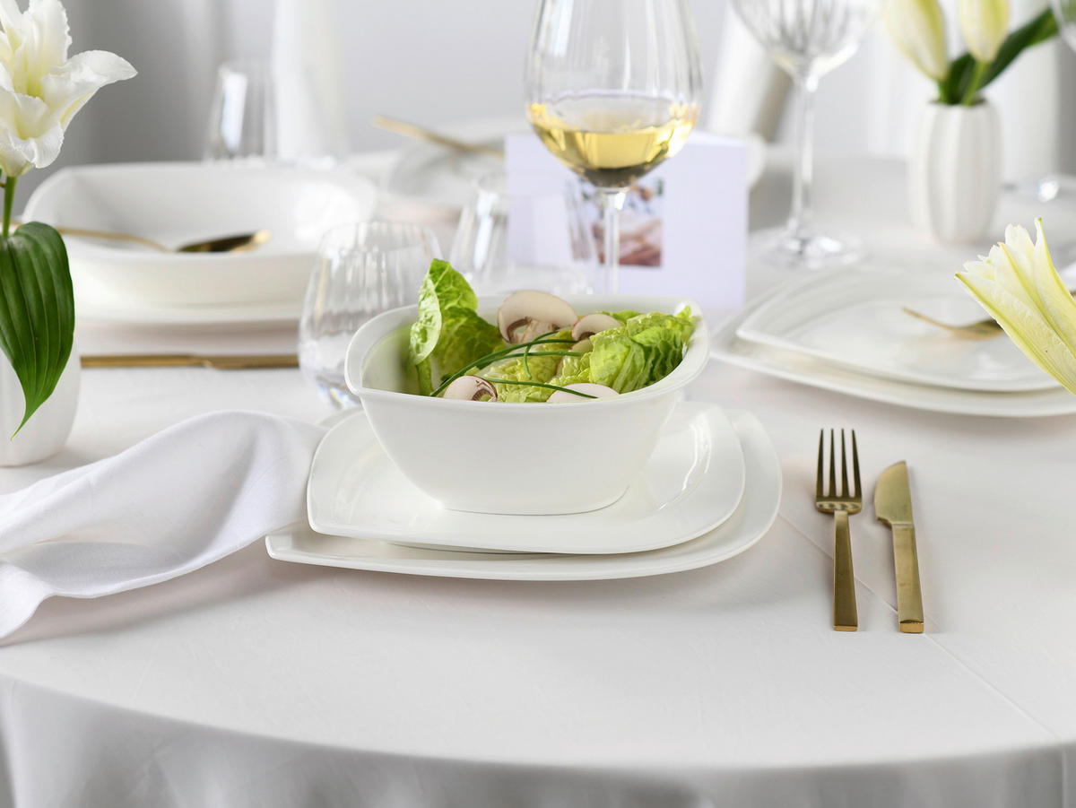 KOMPLETT SERVIS Melbourne 16 delar  - vit, Basics, keramik - Creatable