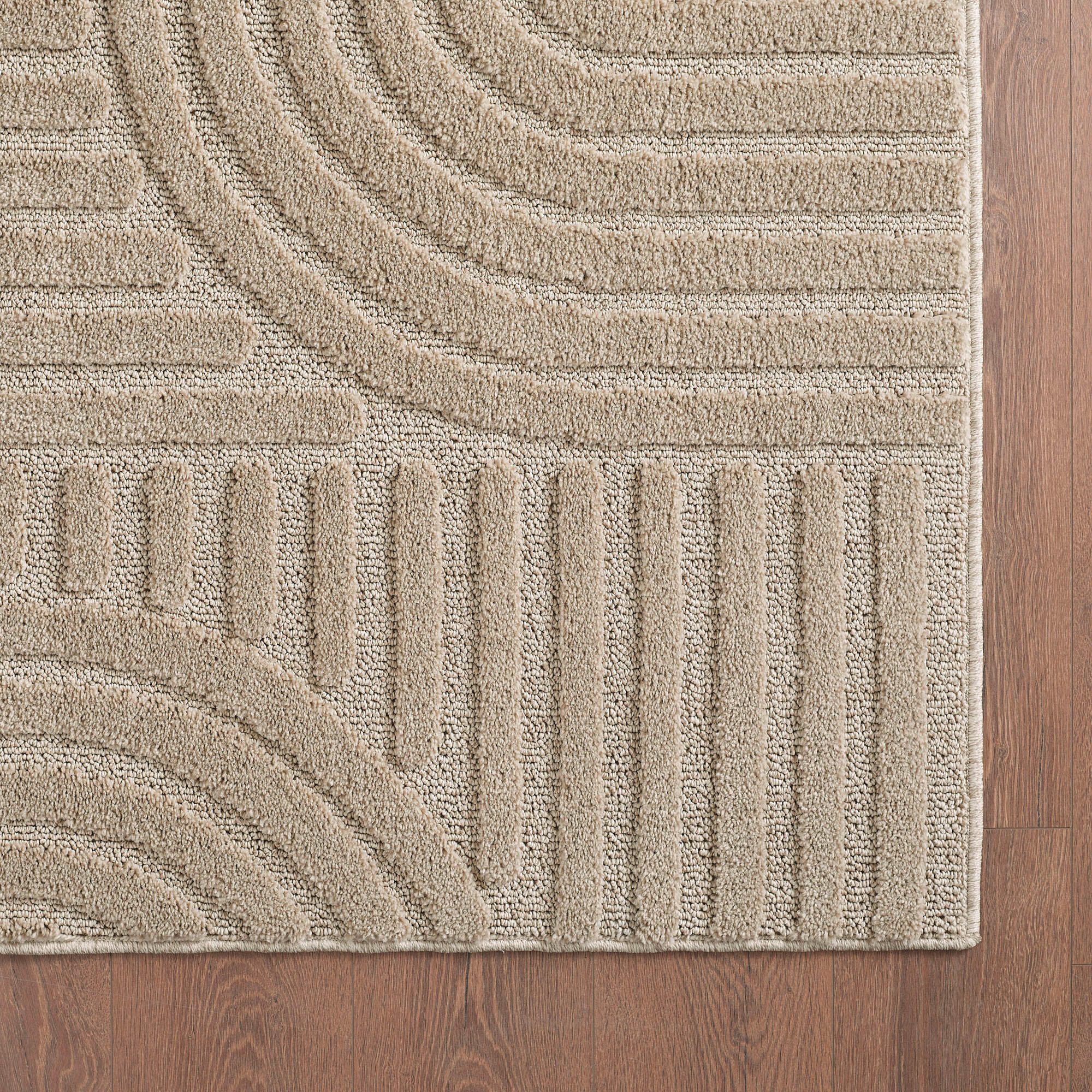 HOCHFLORTEPPICH 80 cm ART Beige - Beige, Basics, Textil (80cm) - Novel