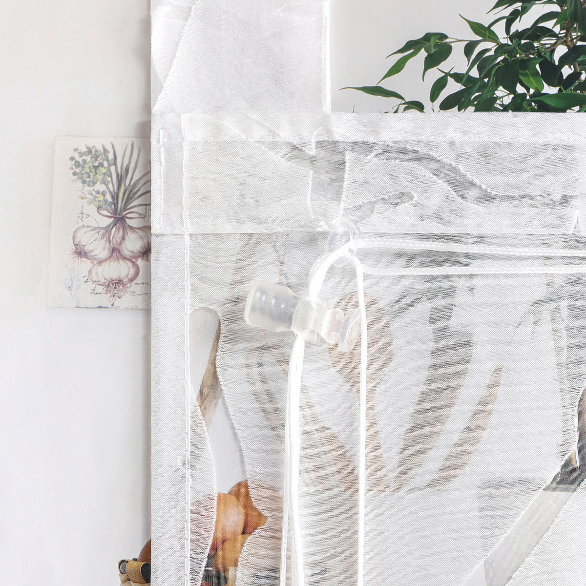 FALTROLLO  transparent  100/140 cm    - Weiß, Basics, Textil (100/140cm) - Joyswahl