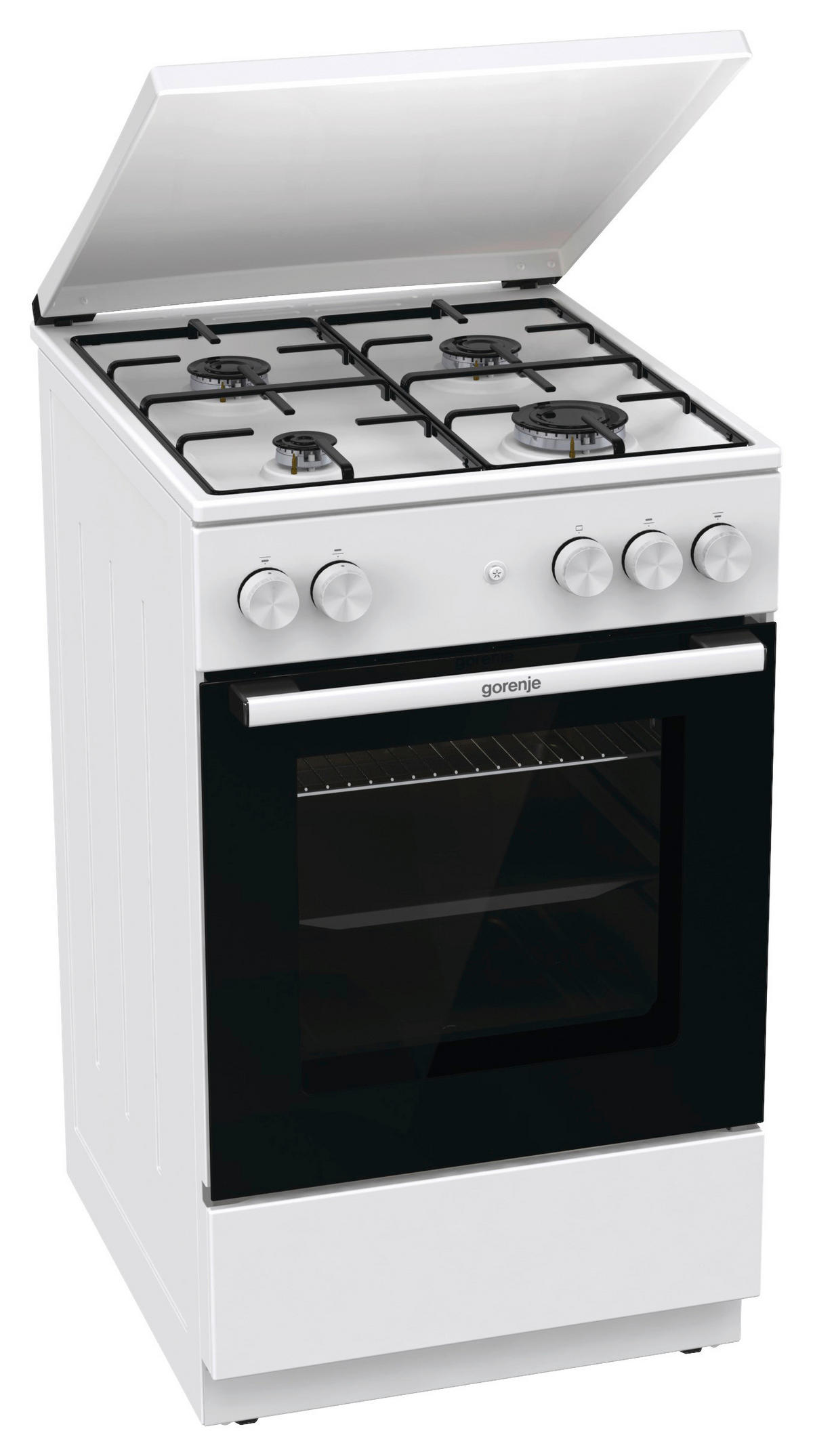HERD GG5A13WH  - Weiß, Trend, Glas/Kunststoff (50/85/59,4cm) - Gorenje