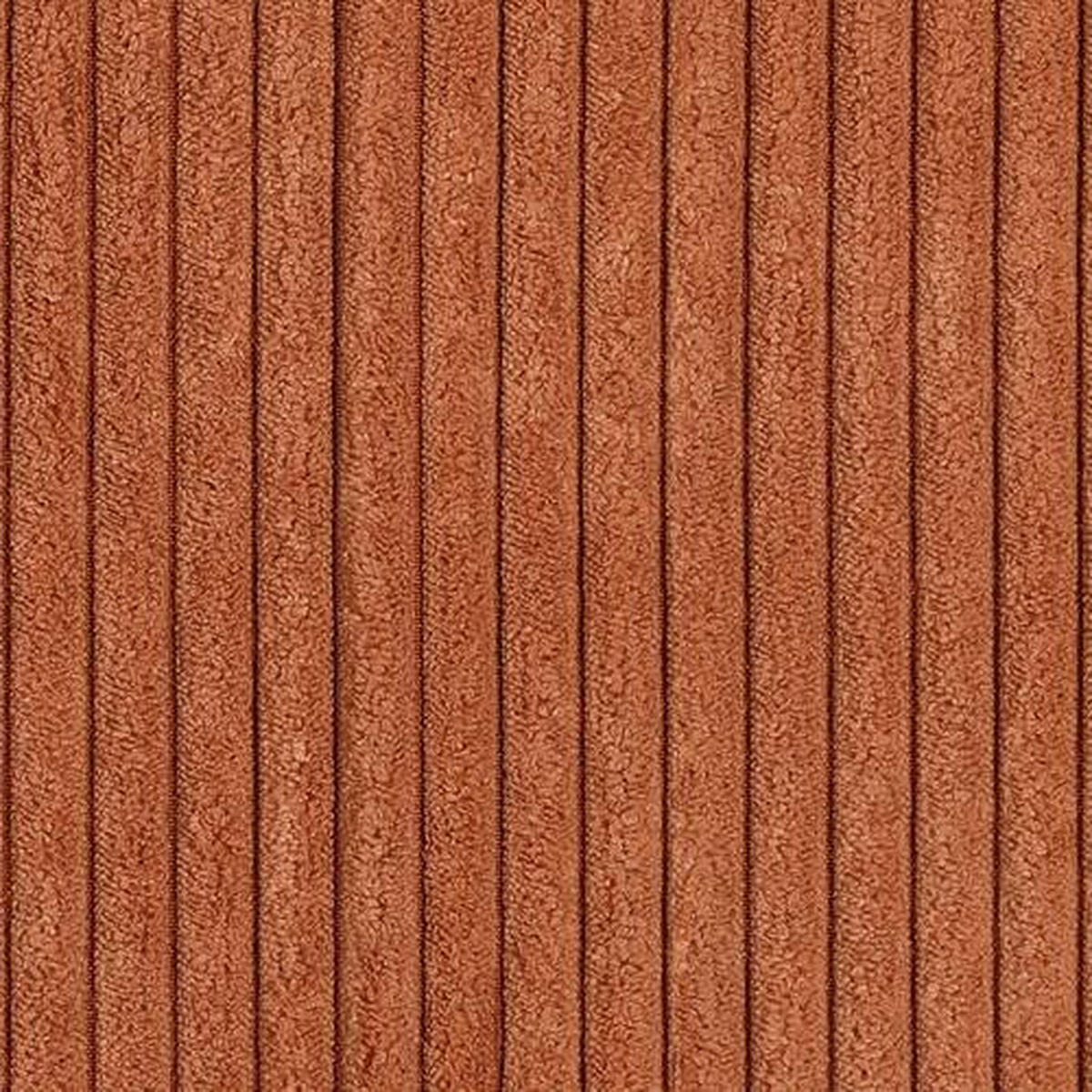 ECKSOFA in Cord Kupferfarben  - Schwarz/Kupferfarben, Design, Kunststoff/Textil (240/175cm) - Landscape