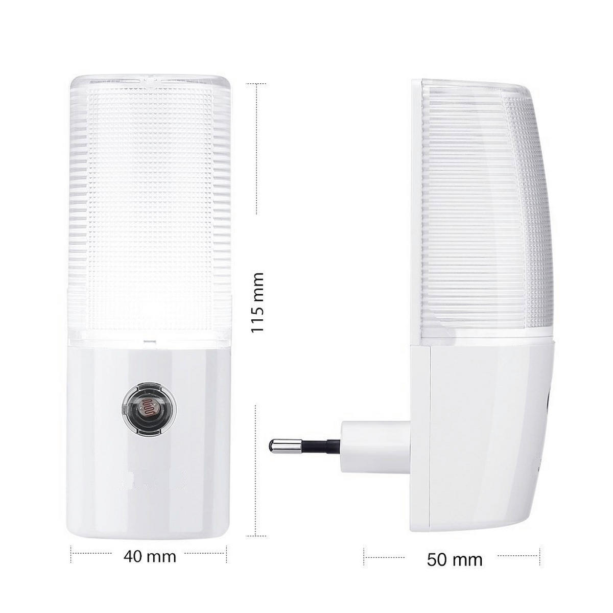 NACHTLICHT - Weiss, Basics (20,5/11,0/4,5cm) - Eglo