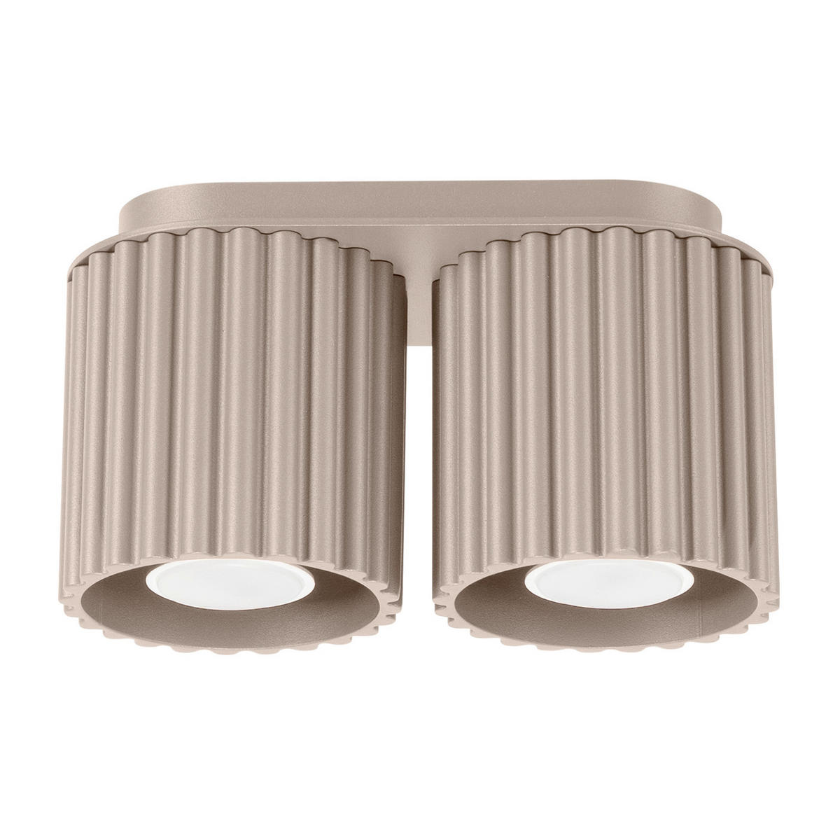 DECKENLEUCHTE Aura 10/21/12 cm  - Beigebraun, Design, Metall (10/21/12cm)