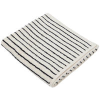 DUSCHTUCH 70/140 cm  - Ecru/Schwarz, KONVENTIONELL, Textil (70/140cm) - Dieter Knoll
